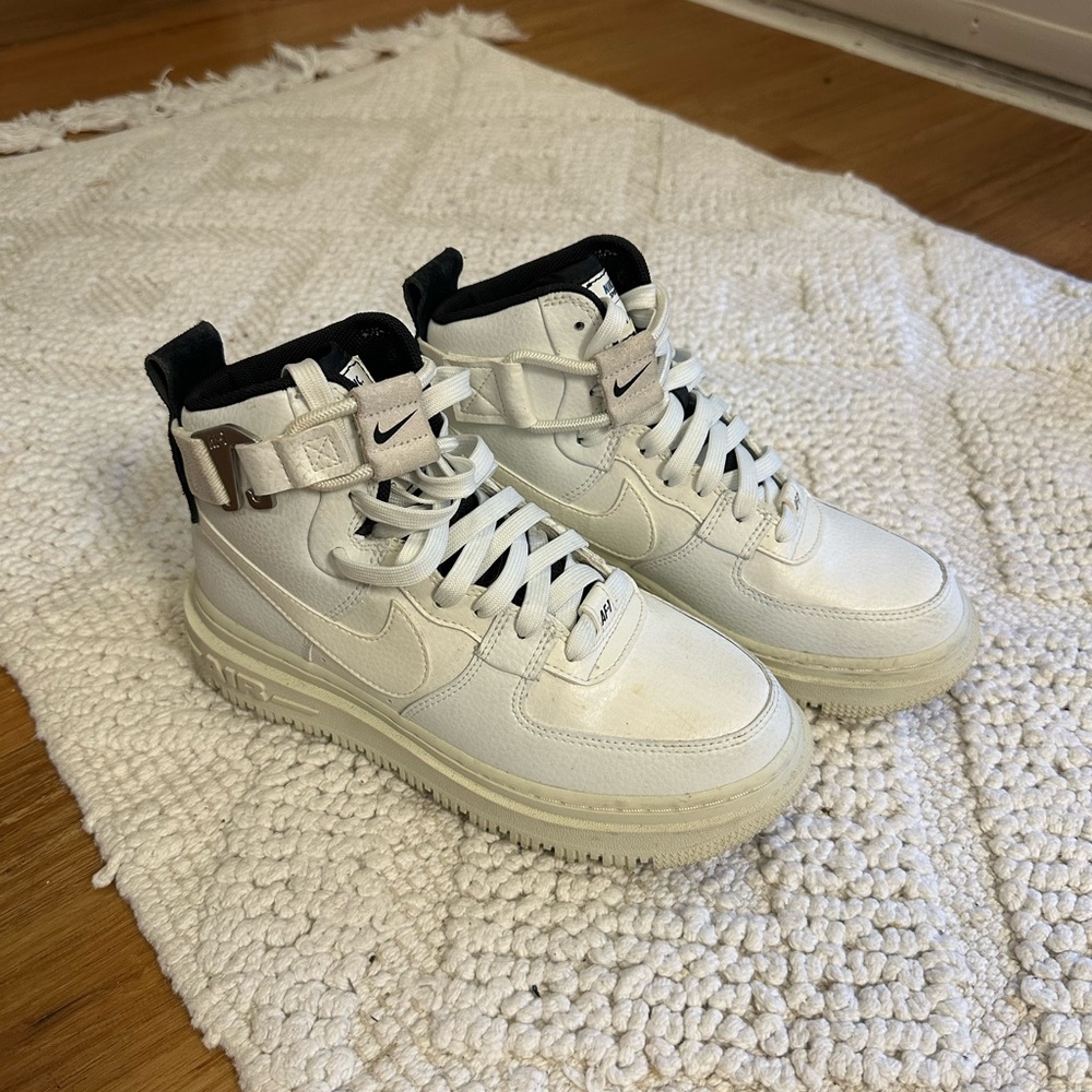 Nike White High-Top Sneakers